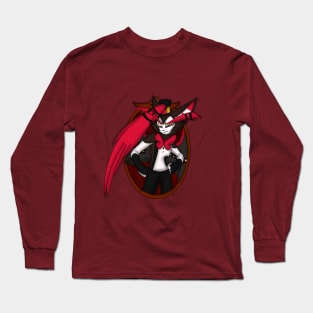 Hazbin Hotel Husk Portrait Long Sleeve T-Shirt